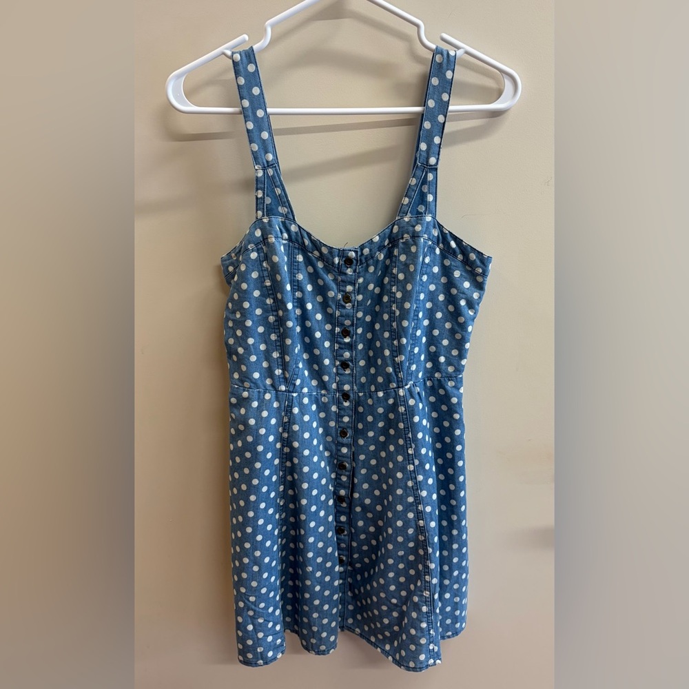 Blue Polka Dot Dress